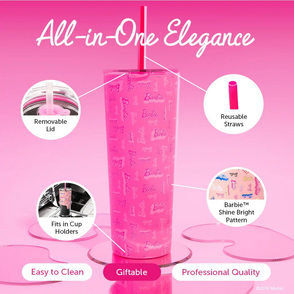 Barbie⢠Shine Bright Tumbler - 24 Oz - Image 8