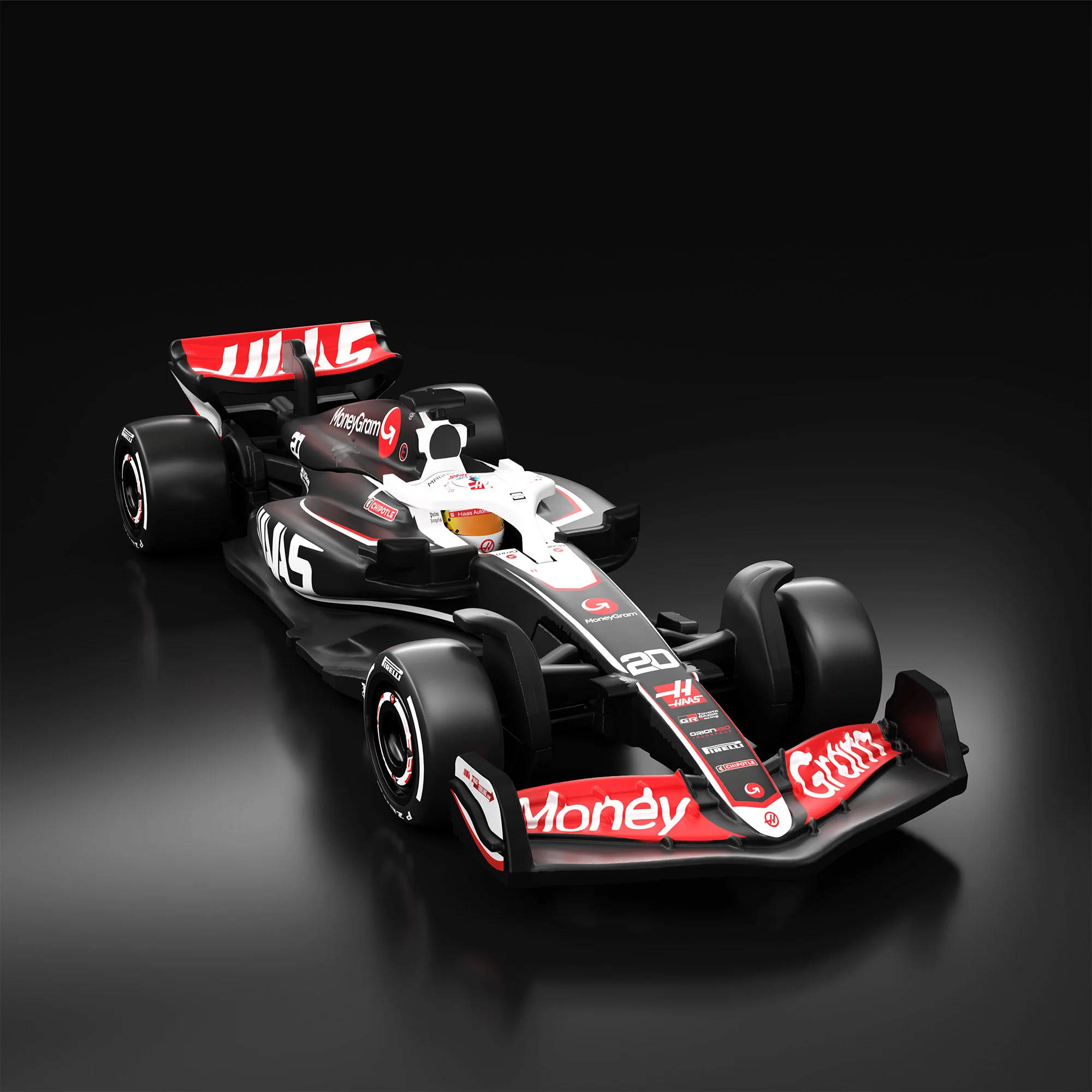 Hot Wheels F1 Series: 2024 MoneyGram Haas F1 Team VF-24 Car #20