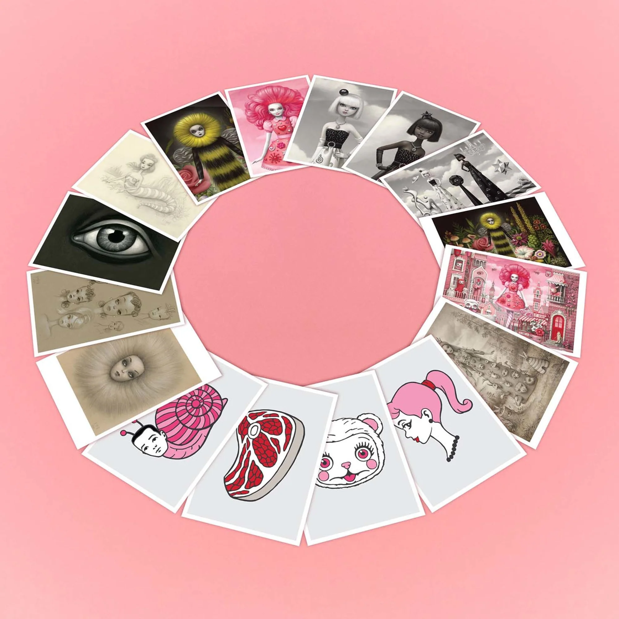 Mark Ryden x Barbie Postcards