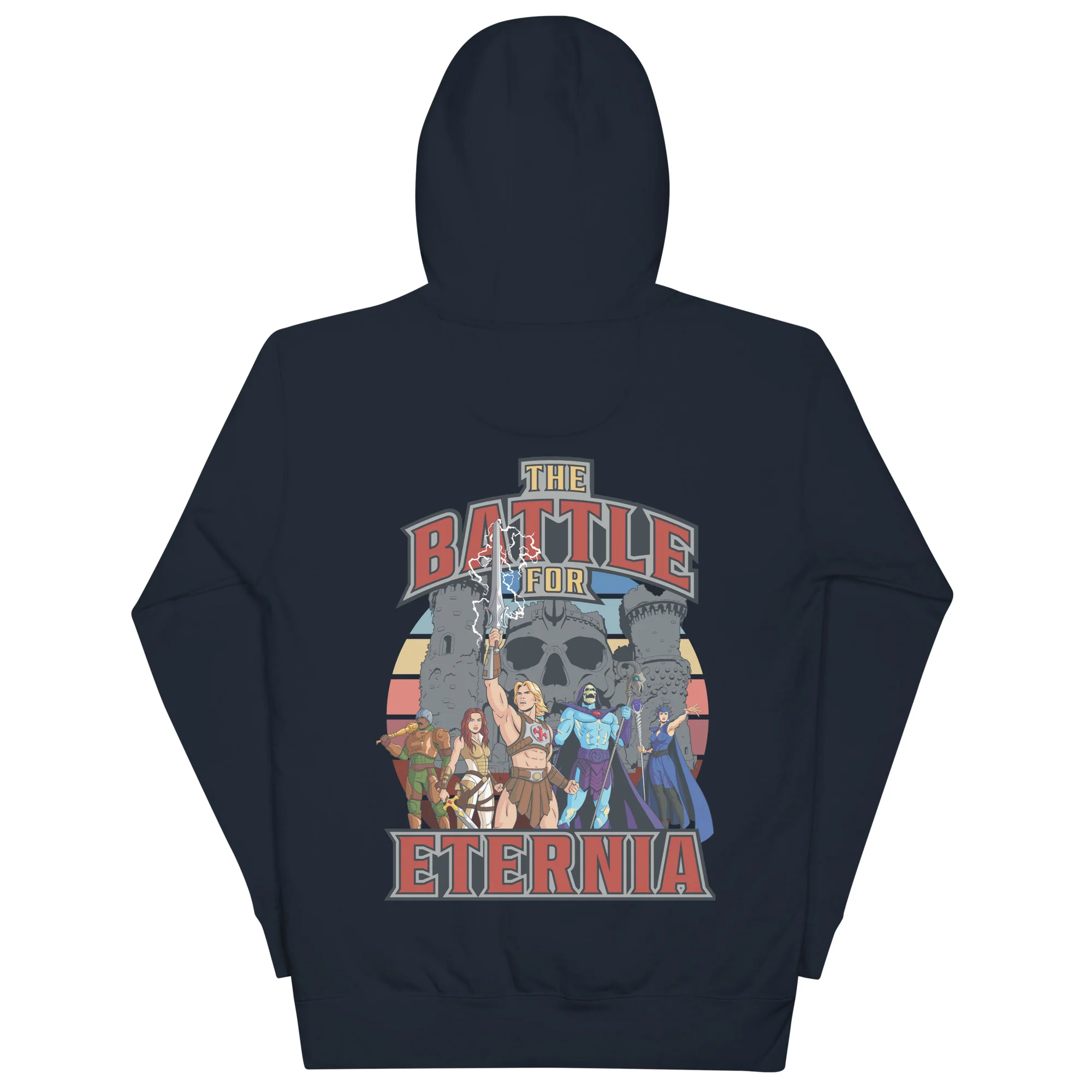 Masters of the Universe Movie Battle for Eternia Navy Hoodie