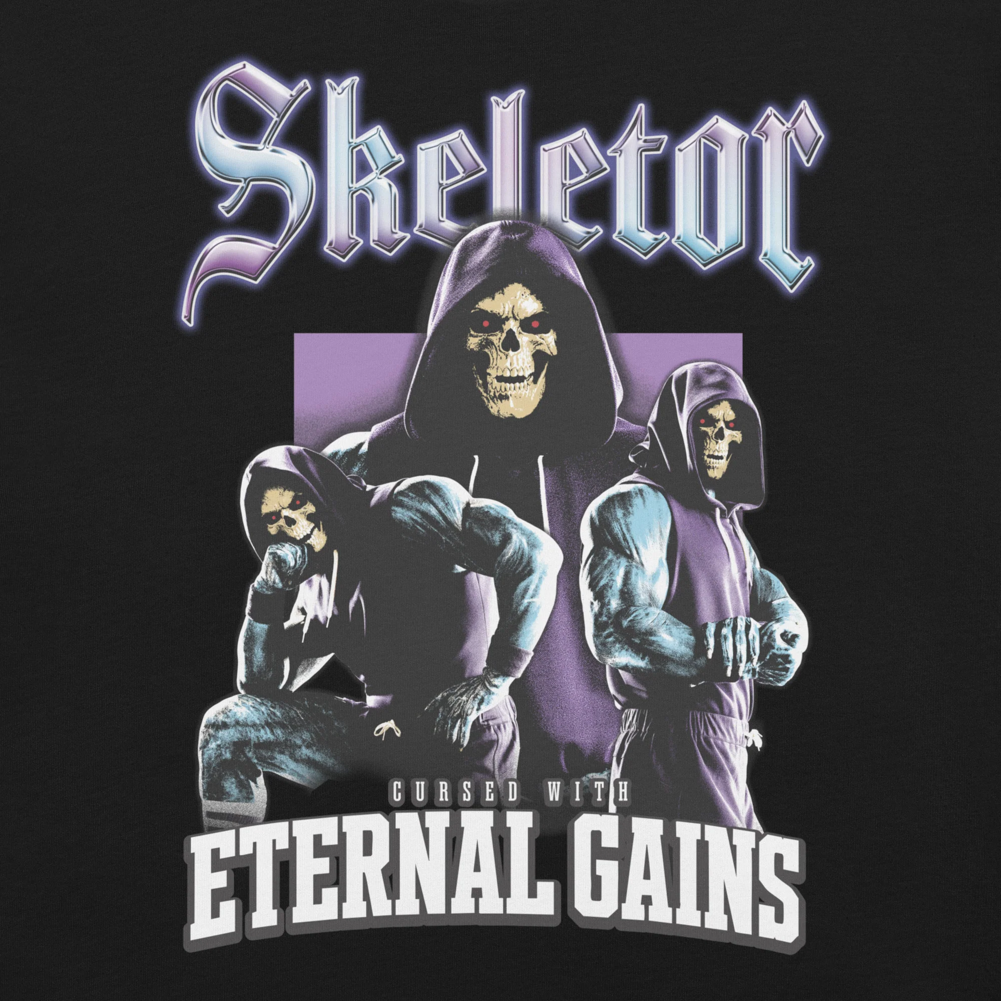 Masters of the Universe Movie Skeletor Eternal Gains Black T-shirt - Image 3