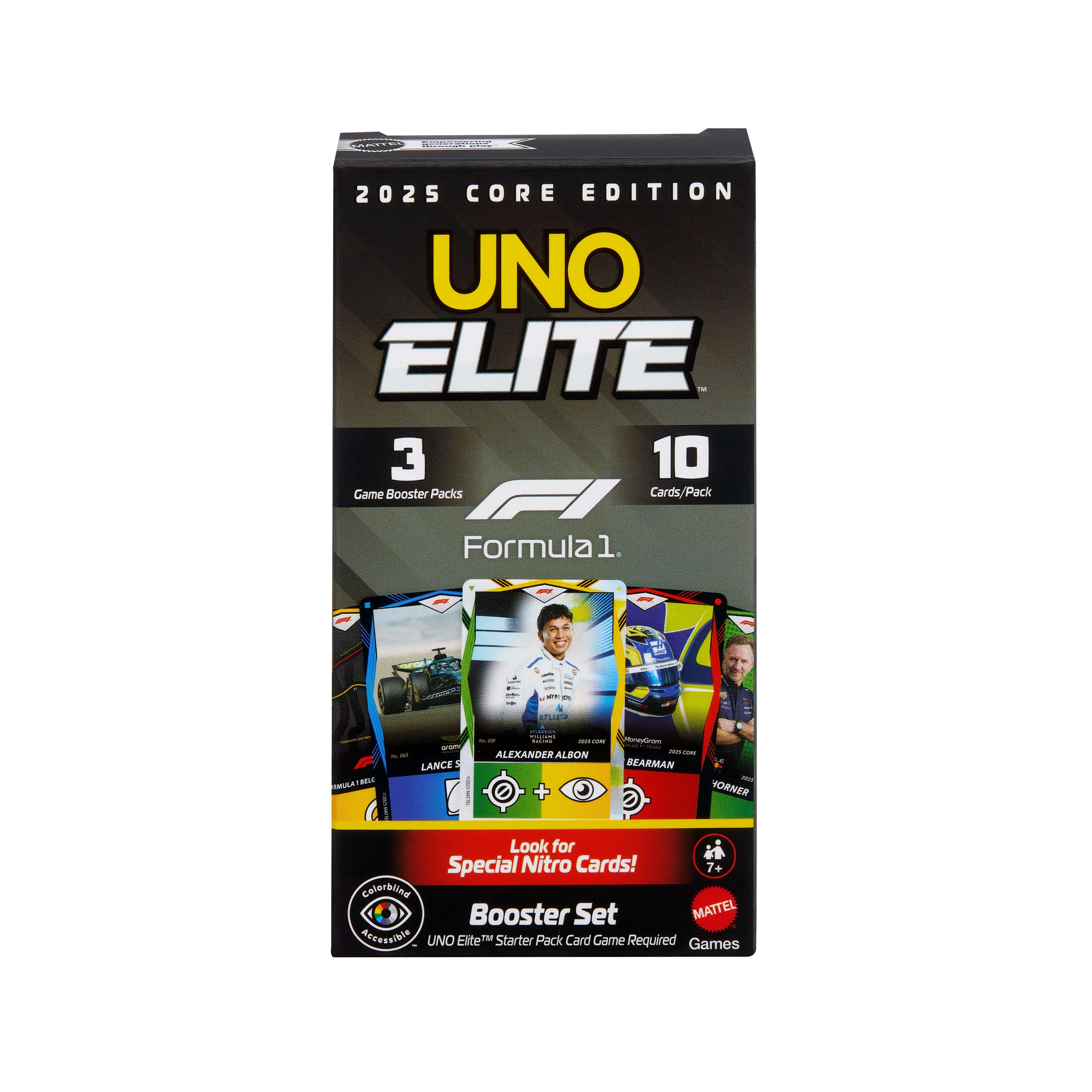 UNO Elite⢠Formula 1® 2025 Core Edition Booster Set